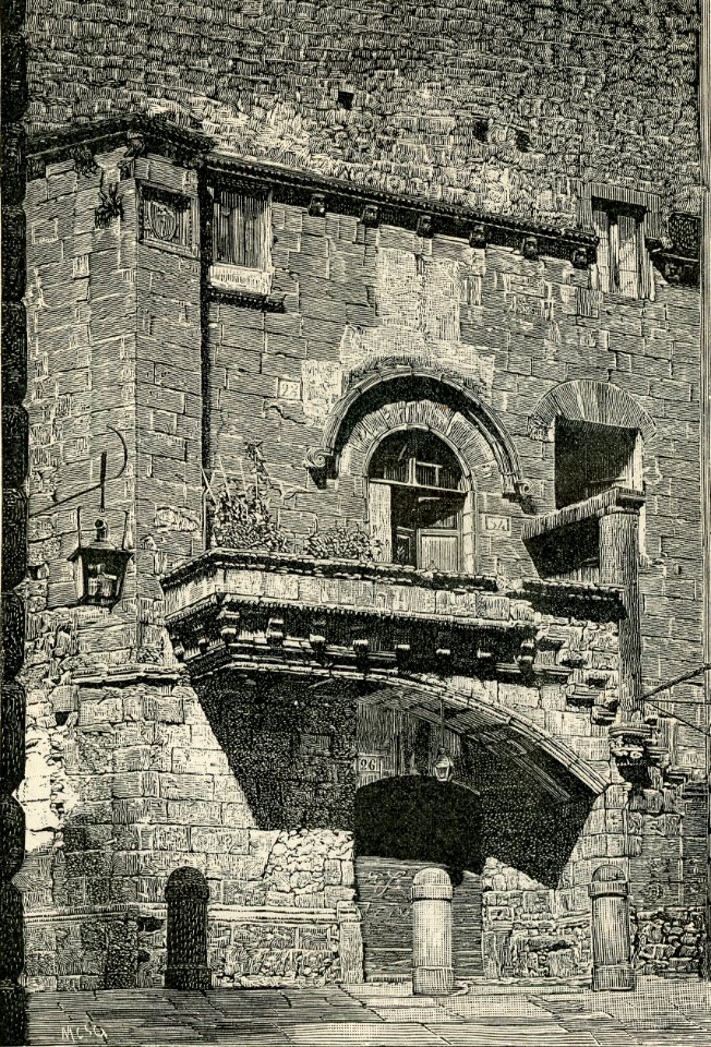 Viterbo balcone di Casa Poscia
