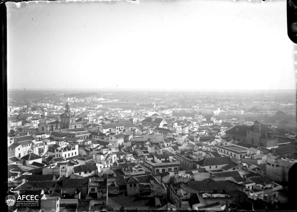 Vista superior de la ciutat de Sevilla