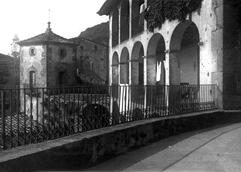 Vista parcial del Cavaller de Vidrà des del balcó