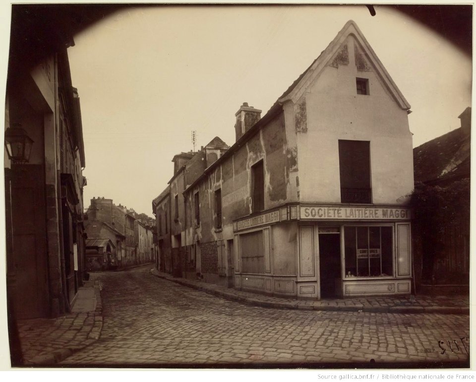 Vitry, vieille rue.Atget Eugène btv1b10518578g 1