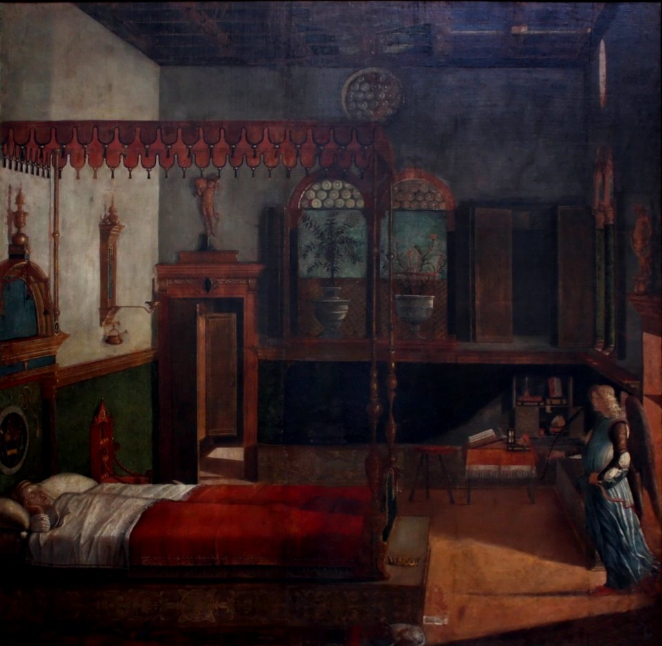Vittore Carpaccio - Sant'Orsola polyptich - Sogno di Orsola