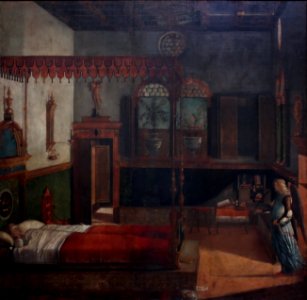 Vittore Carpaccio - Sant'Orsola polyptich - Sogno di Orsola