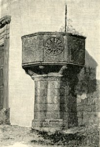 Viterbo Pulpito di San Bernardino chiesa di San Francesco