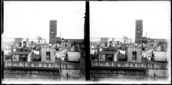 Vistes de Barcelona des del terrat del carrer Paradís 10 de Barcelona
