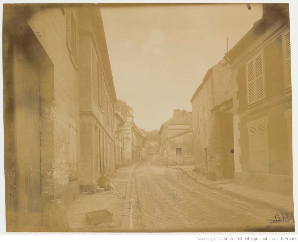 Vitry, vieille rue.Atget Eugène btv1b10518574p 1