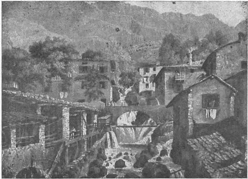 Vittorio Adami, Varenna e Monte di Varenna (1927) (page 477 crop)