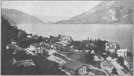 Vittorio Adami, Varenna e Monte di Varenna (1927) (page 428 crop)