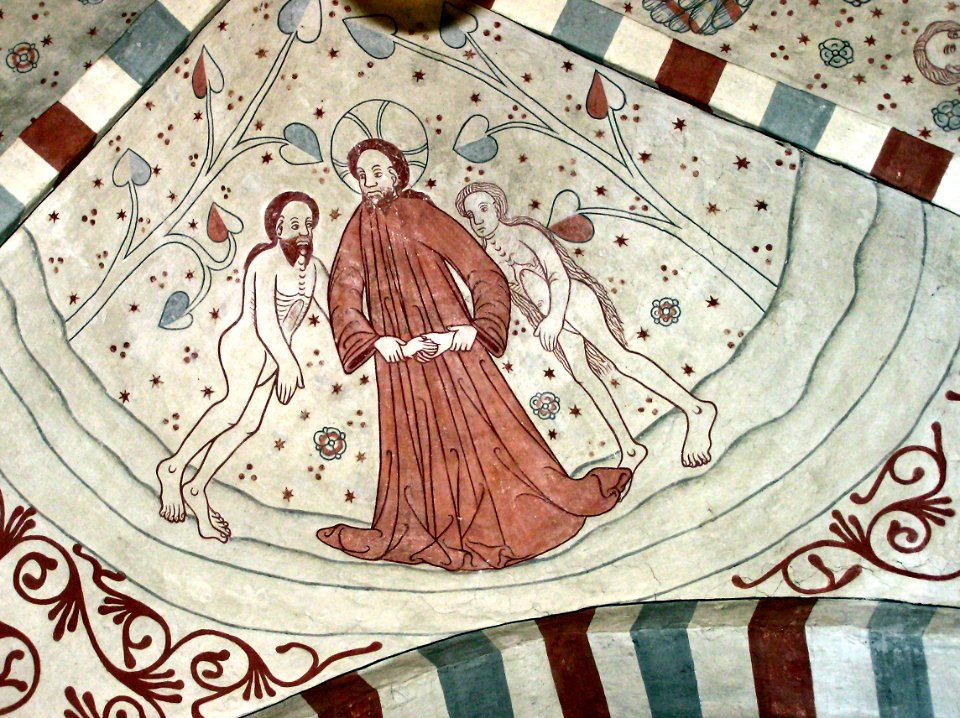 Vittskövle-fresco-Det er ikke godt for mennesket at være ene