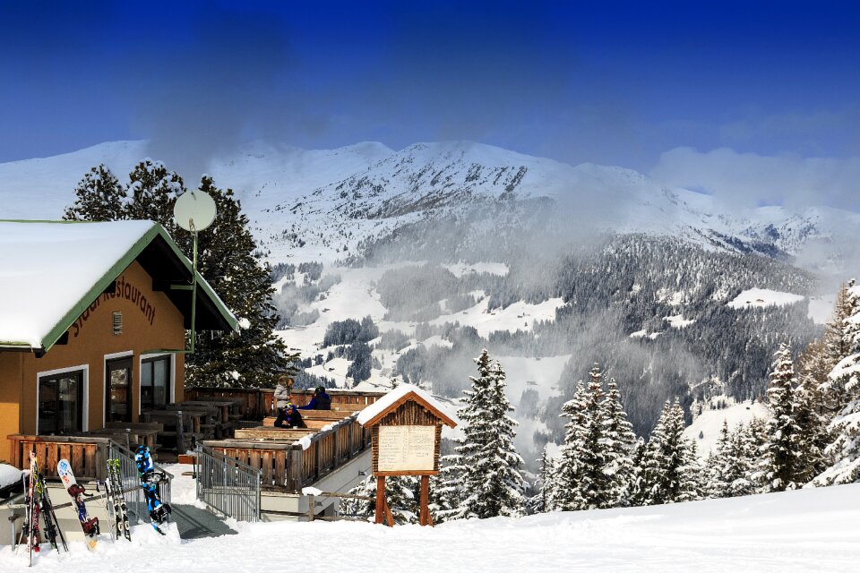 Mountain hut resort photo