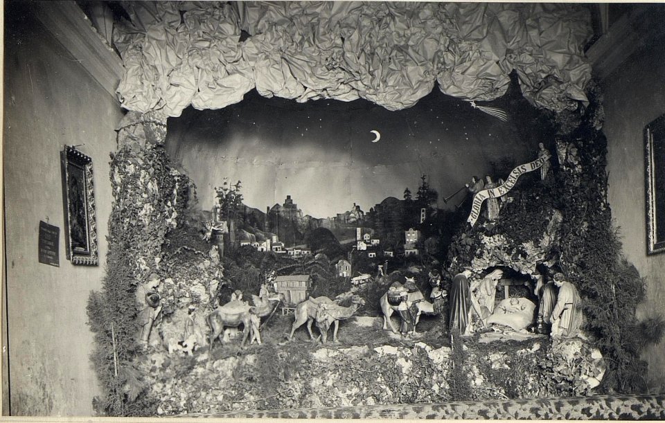 Vittorio, Weihnachtskrippe der deutschen Soldaten im Franziskaner-Kloster. (BildID 15667724)