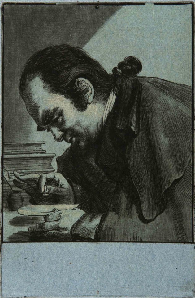 Vivant Denon - L'abbé Zani - papier bleu