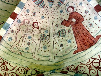 Vittskövle-fresco-kundskabens træ