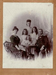 Vladimir Serafimov and his family