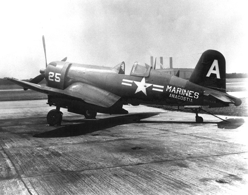 VMF-321 F4U-4 at NAS Anacostia c1953