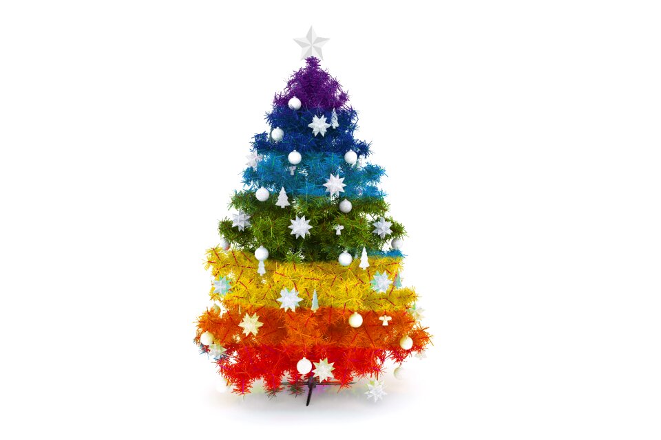 Advent tree decorations christmas tree