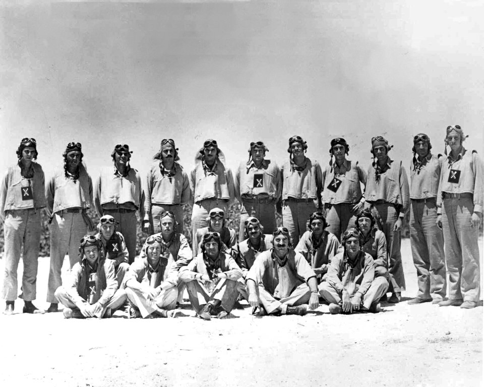 VMSB-241 pilots at Midway May 1942