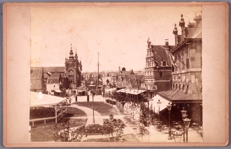 Voedingsmiddelen Tentoonstelling op het Museumplein, 1887