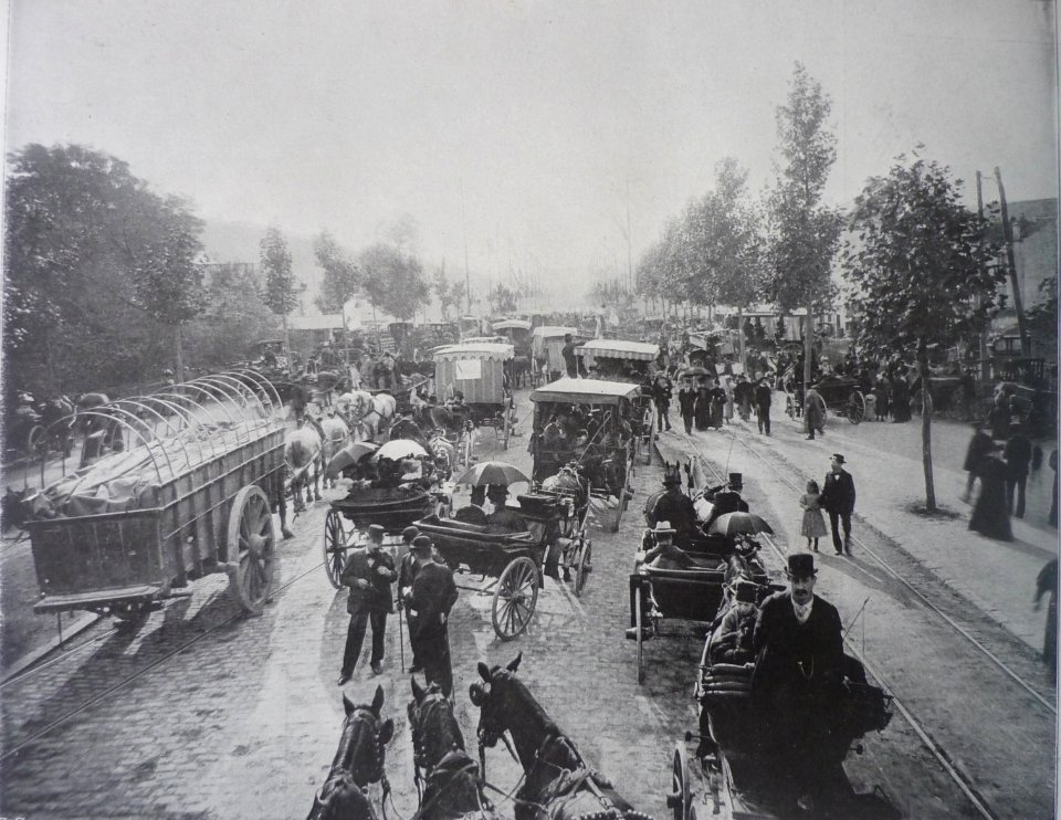 Voitures vers le pont de Sèvres