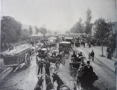Voitures vers le pont de Sèvres