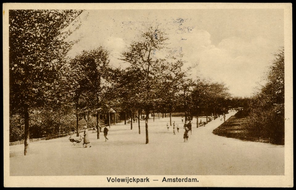 Volewijkspark. Uitgave J. Sleding, Amsterdam, Afb PRKBB00433000002