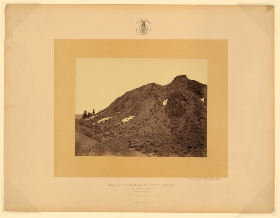 Volcanic hill, Mono Lake, Cal. - T. H. O'Sullivan, phot. LCCN2006683872