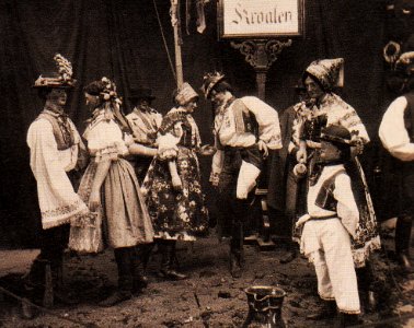Volkstrachten aus Maehren Expo 1873