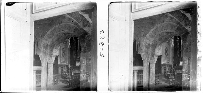 Volta del claustre o absis de l'església de Viladrau