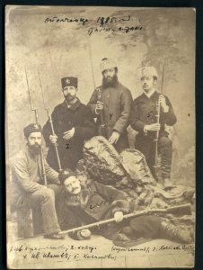 Volunteers from the Serbo-Bulgarian War in 1885
