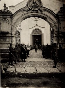 Vom Besuche der Kathedrale in Skutari. (BildID 15572797)