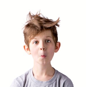 Child portrait hair