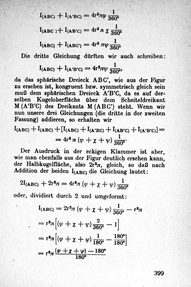Vom Punkt zur Vierten Dimension Seite 399
