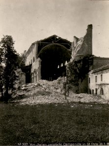 Von Italien.zerstörte Campanille in St.Polo 20.5.18. (BildID 15618783)