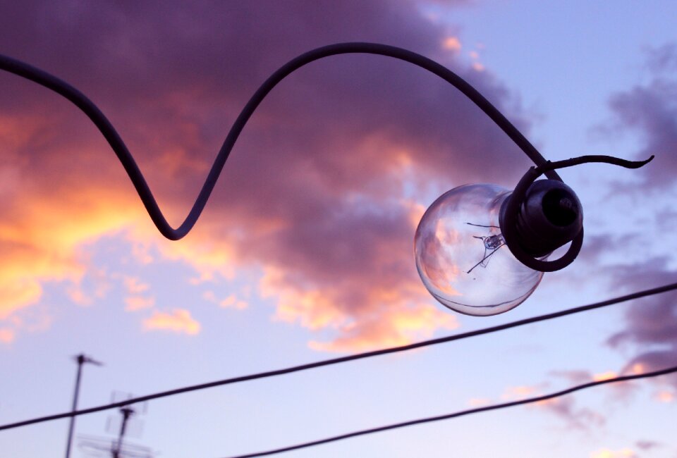 Electricity sky clouds