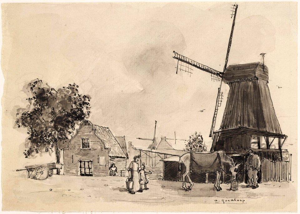 Voorweg Houtzaagmolen de Jager gesl in 1900 KOG-AA-2-29-702E