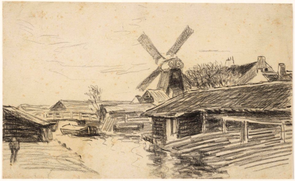 Voorweg eo Met molen de Jager KOG-AA-2-28-671