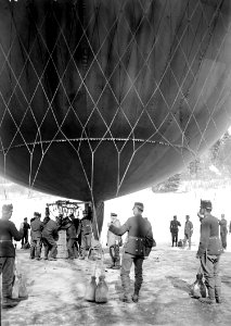 Vorbereiten Korb für Fesselballon - CH-BAR - 3238328