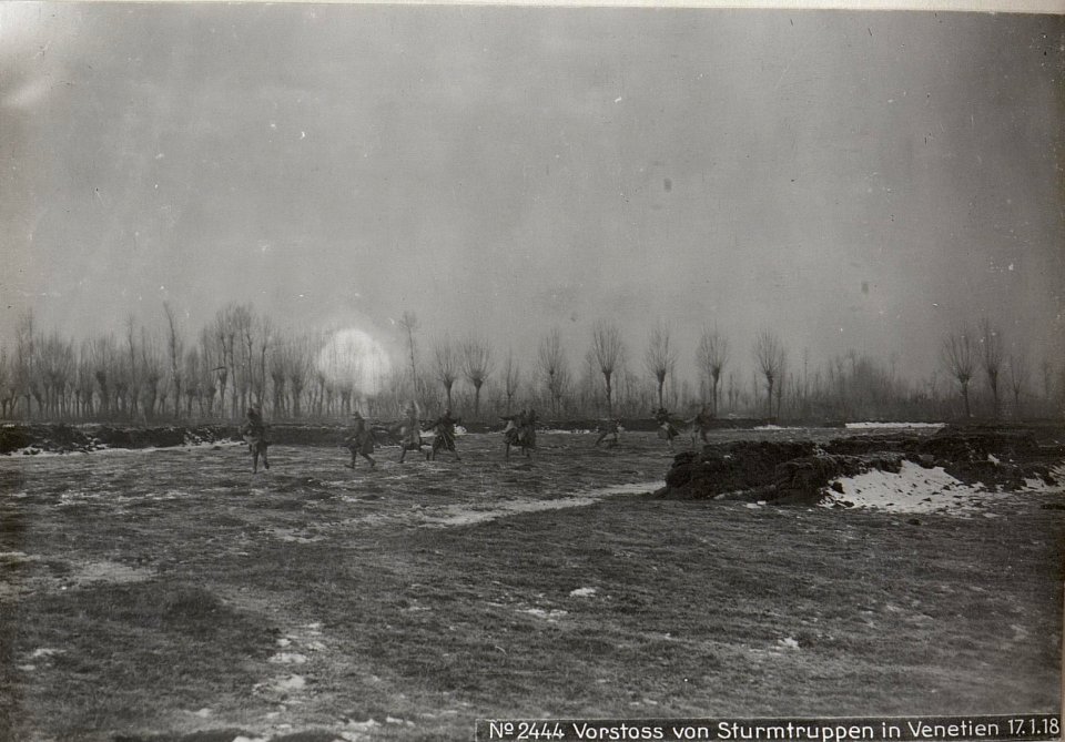 Vorstoss von Sturmtruppen in Venetien 17.1.18. (BildID 15614341)