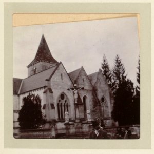 Voyages d'une famille parisienne Avril 1897 - Église Saint-Michel de Saint-Wandrille - p6-03