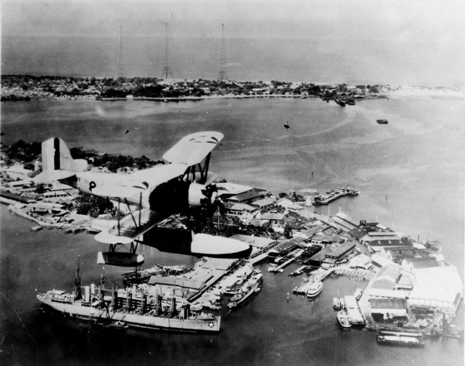 Vought O2U Corsair over Cavite in 1930
