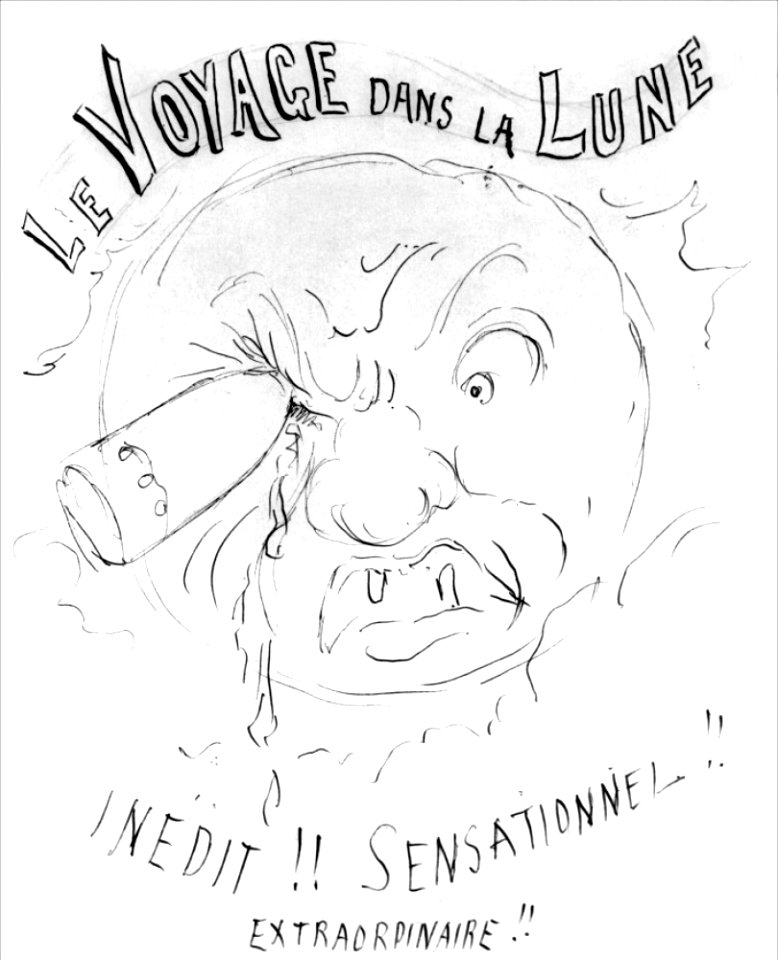 Voyage dans la Lune affiche