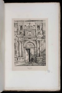 Voyages pittoresques et romantiques dans l'ancienne France. Languedoc. Volume 1. Pl. 16. Hôtel Catelan sic Languedoc. - FRAC31555 38Fi10 21