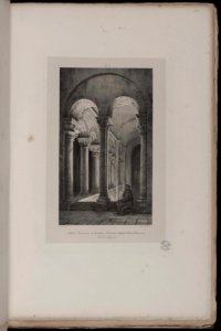 Voyages pittoresques et romantiques dans l'ancienne France. Languedoc. Volume 1. Pl. 8. Galerie supérieure du croisillon méridional église de Saint Saturnin. Toulouse. Languedoc. - FRAC31555 38Fi10 10