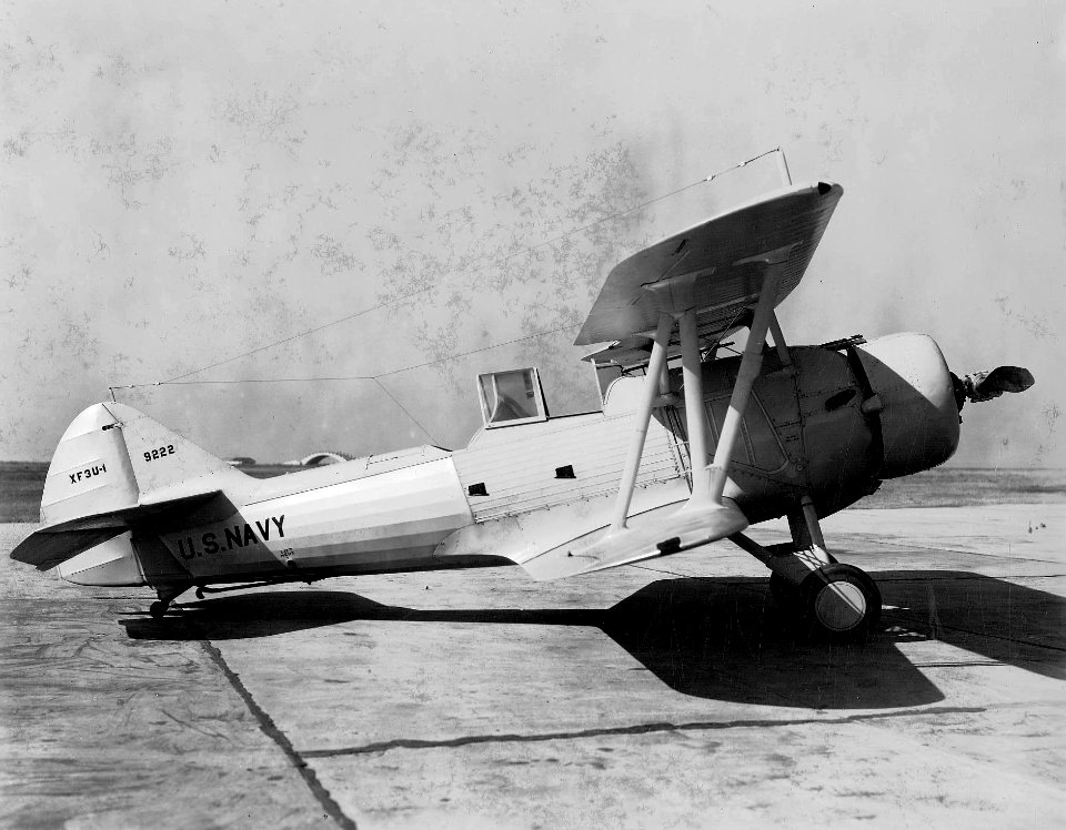 Vought XF3U-1 at Naval Air Station Hampton Roads on 30 October 1933