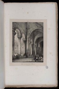 Voyages pittoresques et romantiques dans l'ancienne France. Languedoc. Volume 1. Pl. 7.Galerie supérieure de la nef de St. Saturnin. Toulouse. Languedoc. - FRAC31555 38Fi10 09