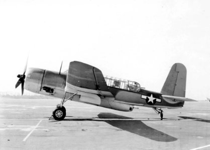 Vought XTBU-1 on ground c1943