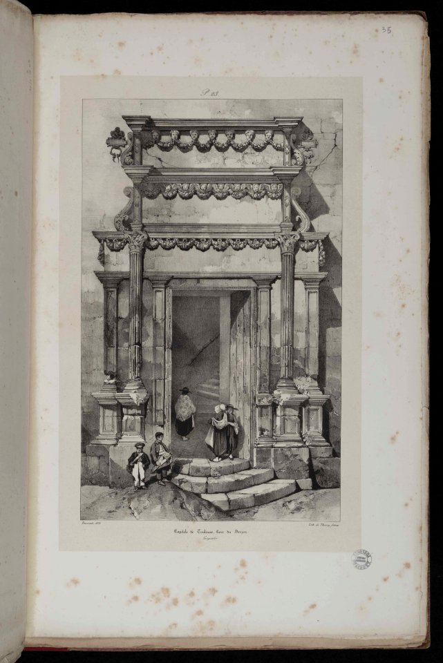 Voyages pittoresques et romantiques dans l'ancienne France. Languedoc. Volume 1. P. 23. Capitole de Toulouse, cour du Donjon. Languedoc. - FRAC31555 38Fi10 36