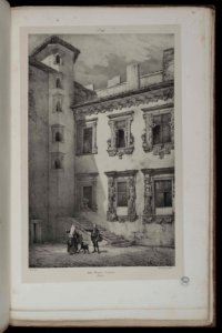 Voyages pittoresques et romantiques dans l'ancienne France. Languedoc. Volume 1. P. 28. Hôtel Maynier (Lasborde). Toulouse. - FRAC31555 38Fi10 42