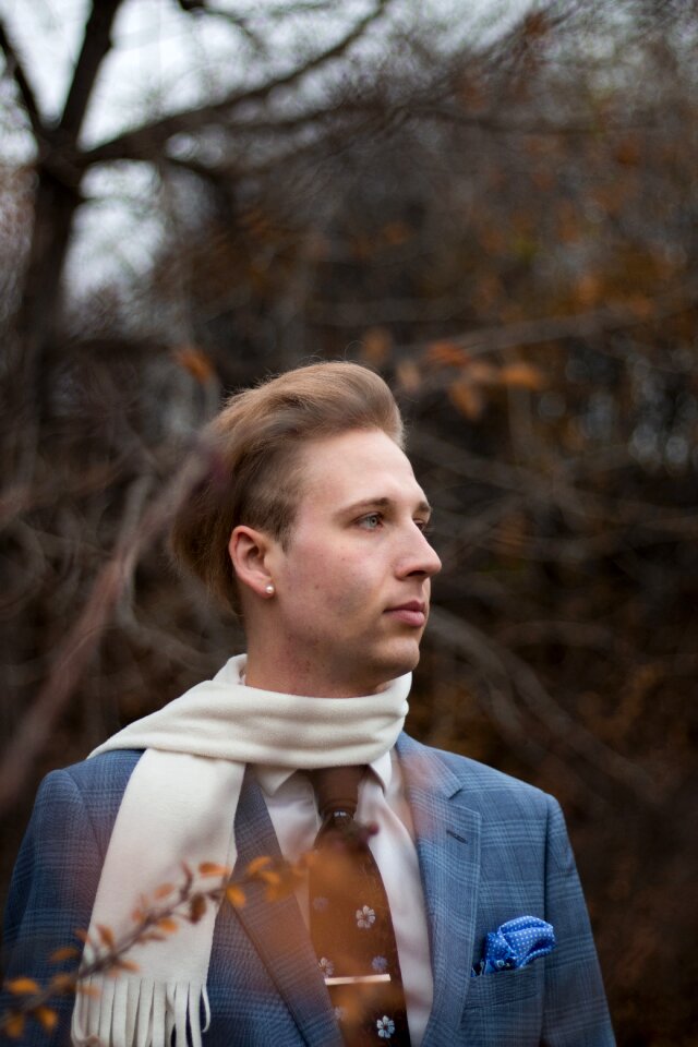 Formal scarf nature