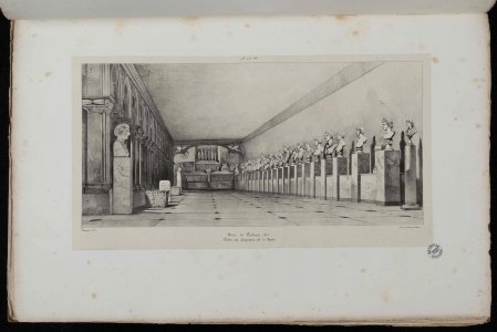Voyages pittoresques et romantiques dans l'ancienne France. Languedoc. Volume 1. P.18bis. Musée de Toulouse 1835. Cloître des Augustins côté de l'Ouest. - FRAC31555 38Fi10 24
