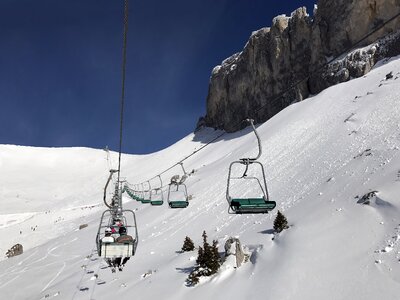 Winter ski sport